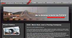 Desktop Screenshot of aaa-asphalt.com