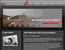Tablet Screenshot of aaa-asphalt.com